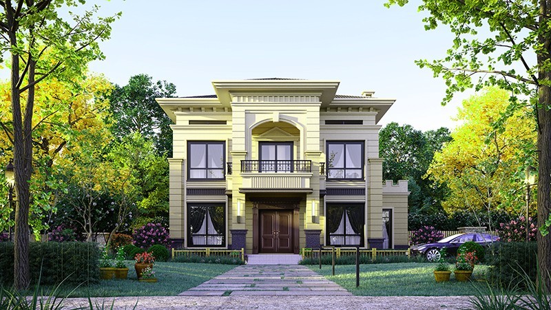 连云港中式合院住宅，开放庭院与邻里乡亲更亲近